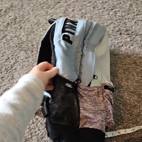 AWESOME RARE VSPINK Colorblock CAMPUS Backpack - Picture 6 of 12